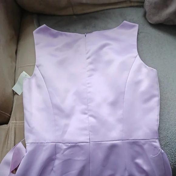 Alfred Sung Style D300 "Orchid" Satin Bridesmaid/Cocktail Dress NEW-Sz. 10 - Picture 9 of 11